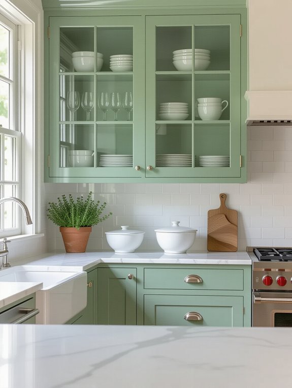 elegant functional kitchen display