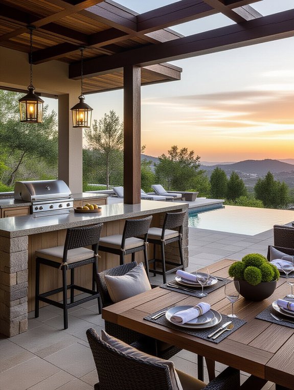 elegant outdoor dining experience