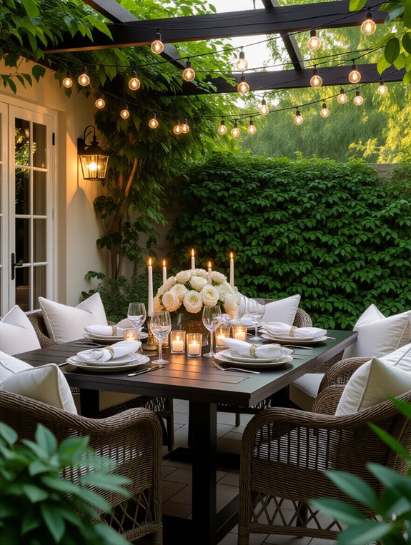 elegant outdoor dining experience