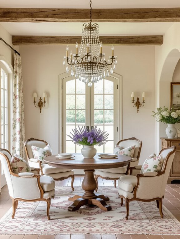 elegant rustic lighting accent