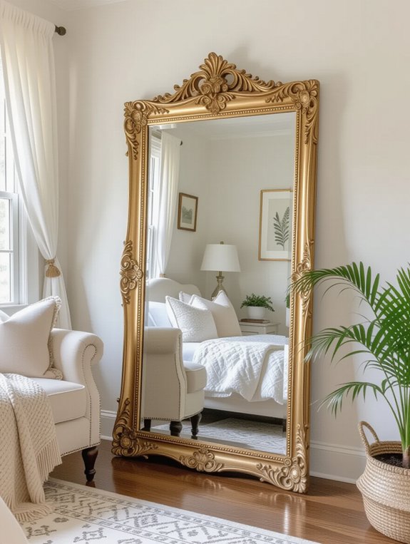 elevate bedroom aesthetic mirrors