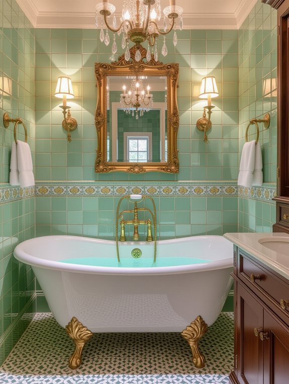 elevate victorian bathroom ambiance