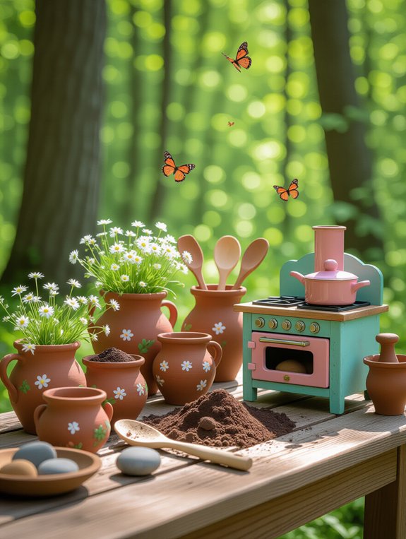 enchanting backyard play area