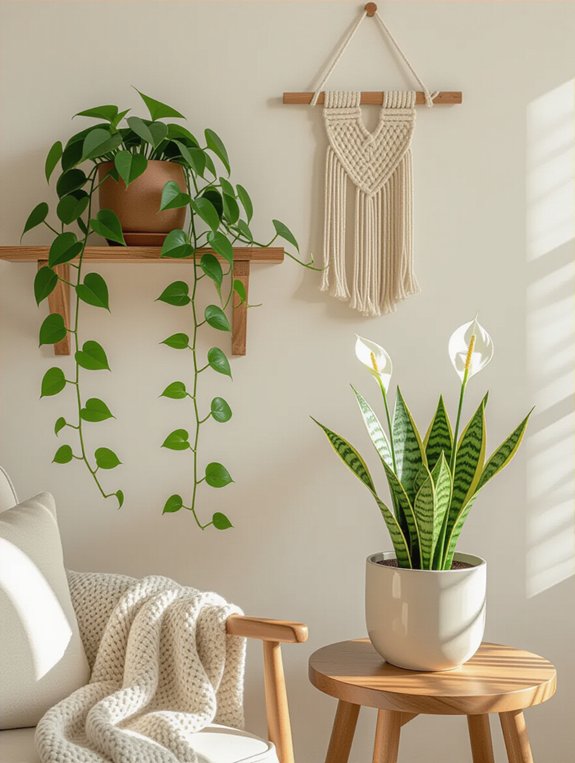enhance space with plants