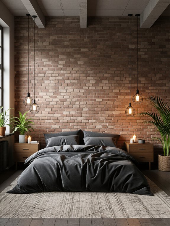 exposed brick modern aesthetic