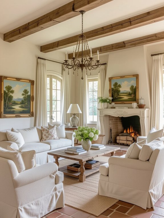 framed artwork enhances charm