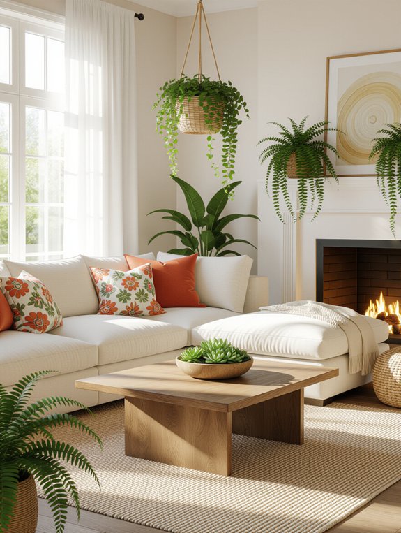 fresh greenery enhances atmosphere