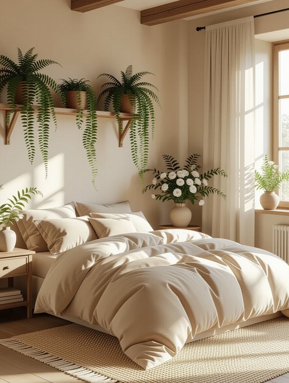 fresh greenery enhances tranquility