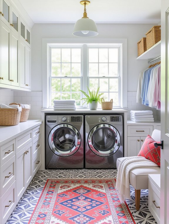 functional and stylish laundry