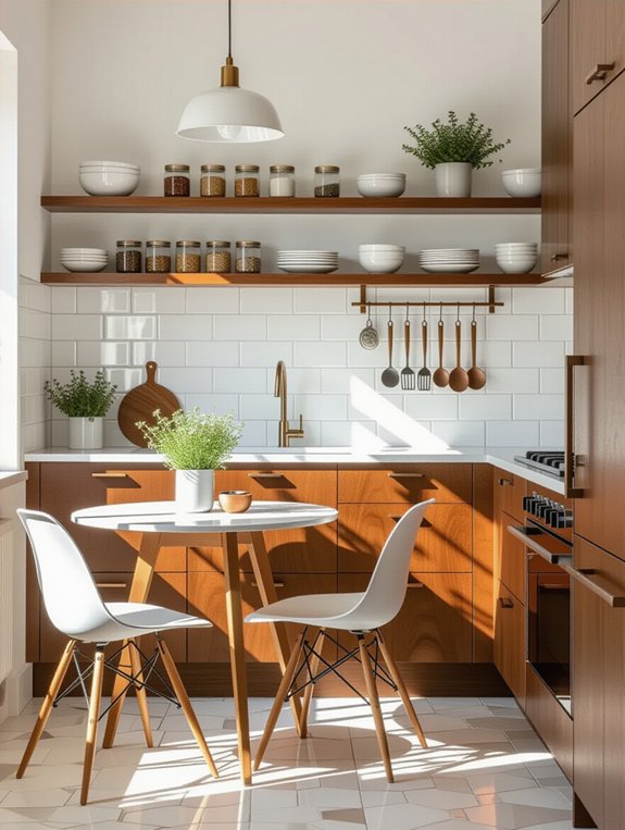 functional backsplash storage solution