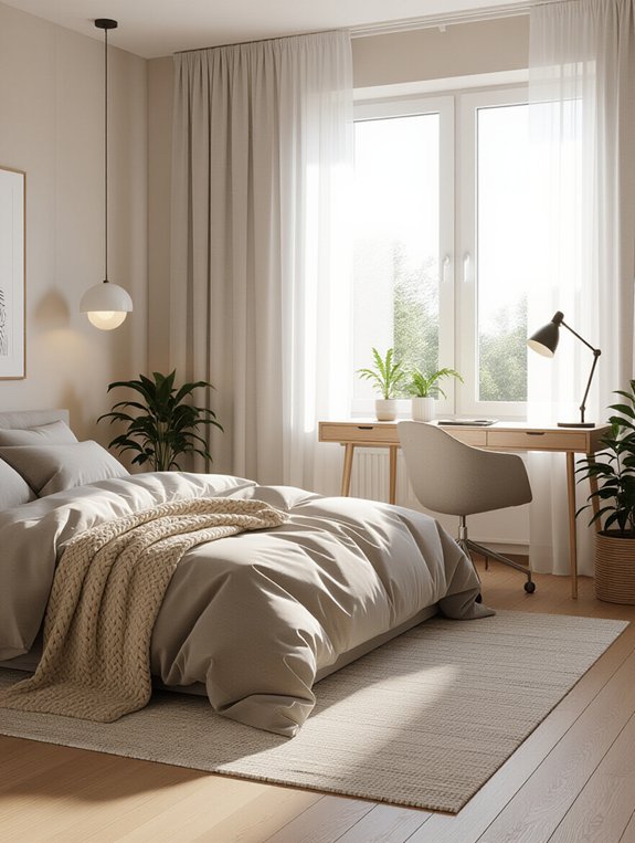 functional bedroom workspace essentials