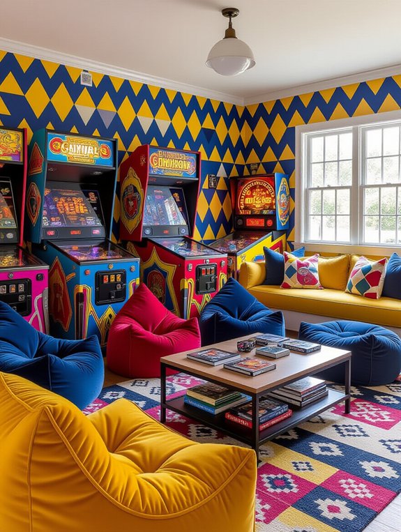 funky retro gaming paradise