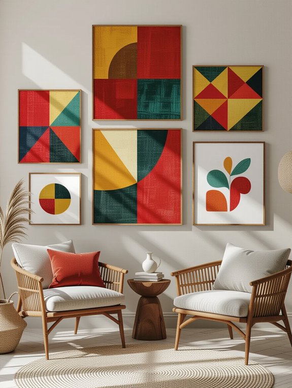 gallery wall art display