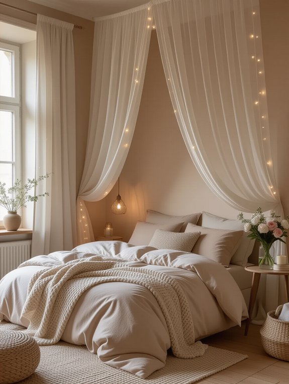 hang curtains for height