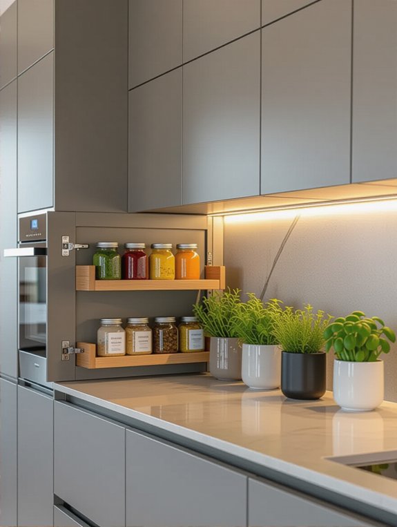 hidden functional cabinet designs