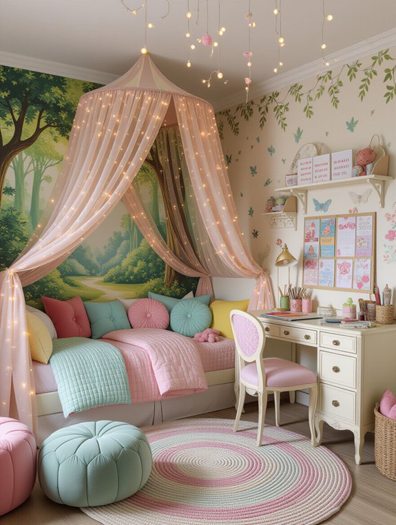 imaginative colorful bedroom decor