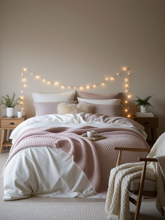 layered bedding enhances comfort