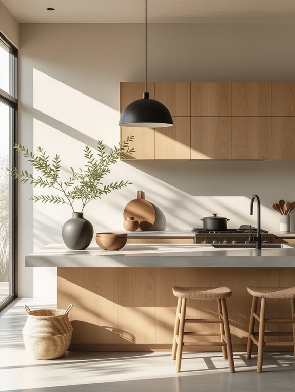 layered functional kitchen lighting