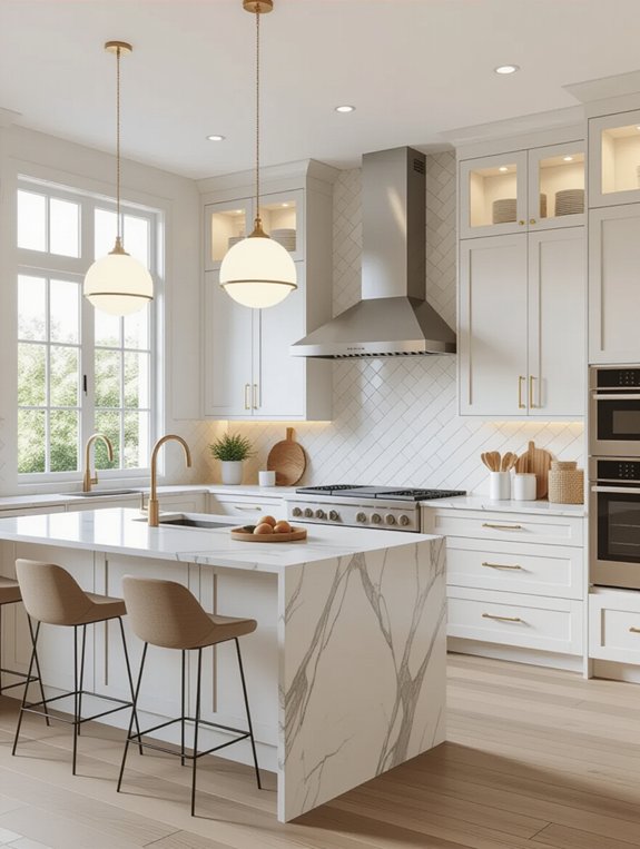 layered lighting enhances ambiance