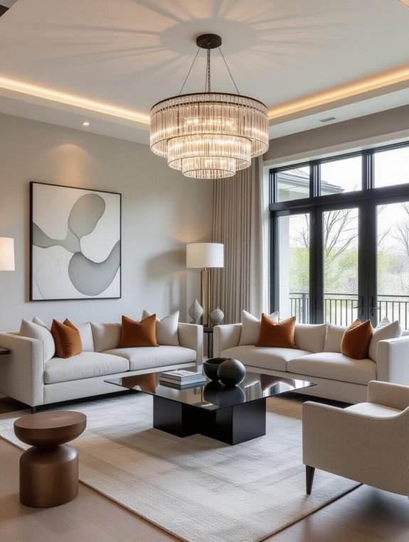 layered lighting for ambiance