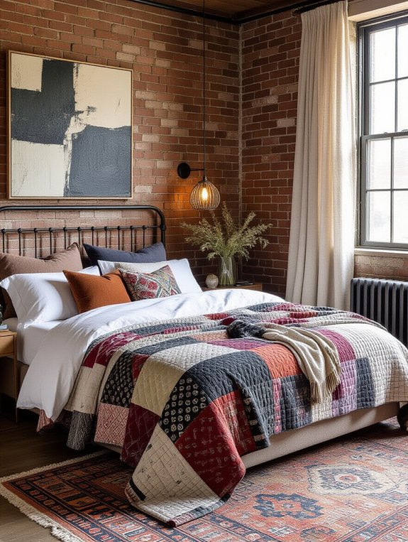 layered textiles create depth