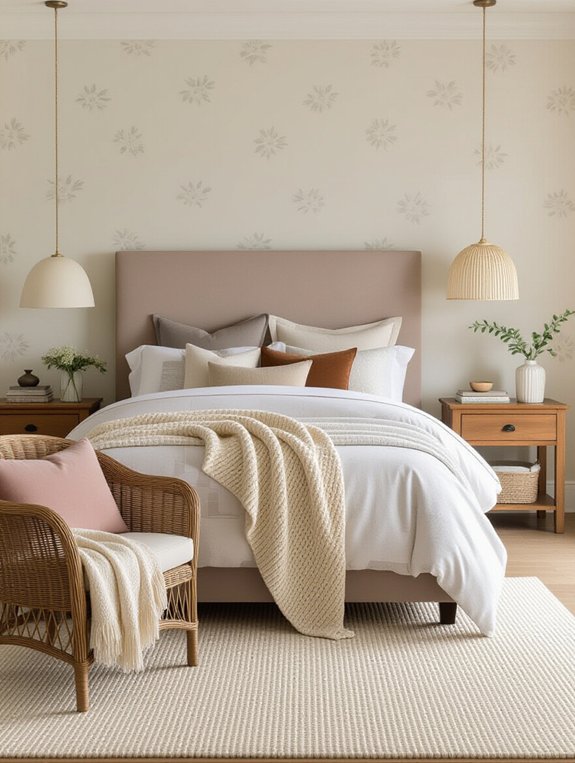 layered textures for coziness