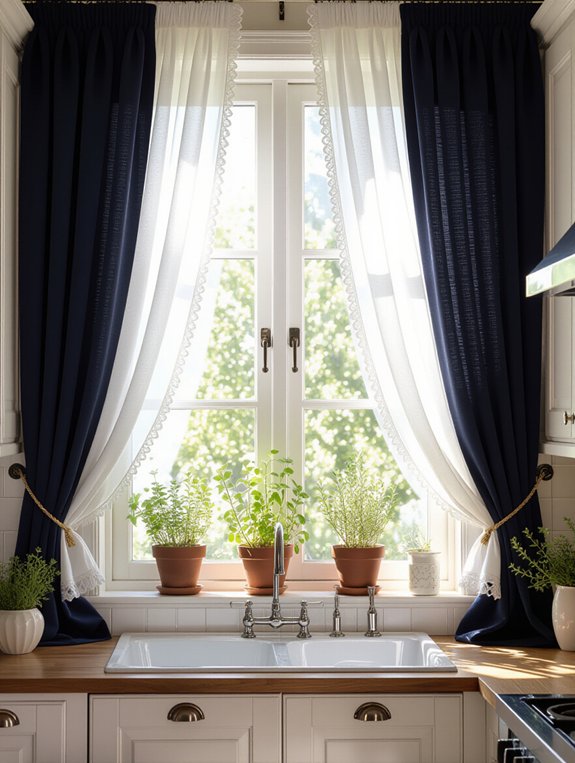 layered window treatment ideas