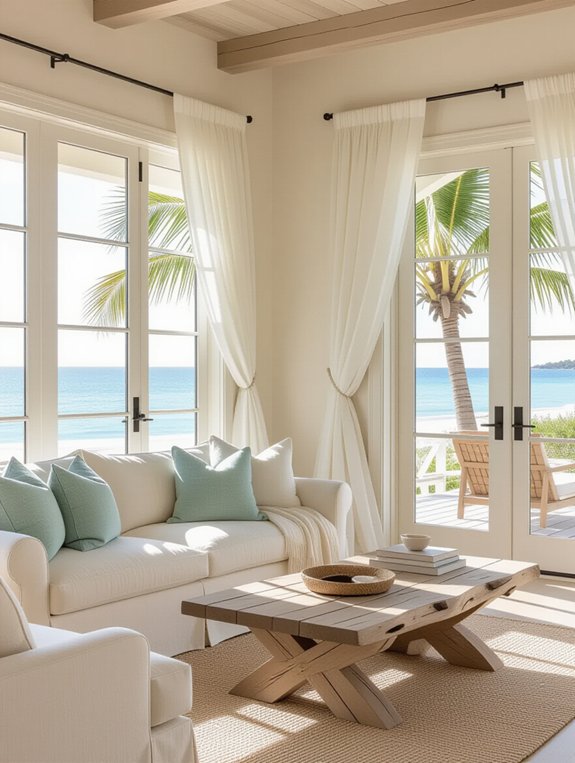 light airy window treatments