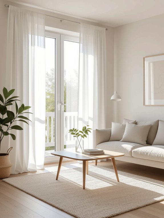 light airy window treatments