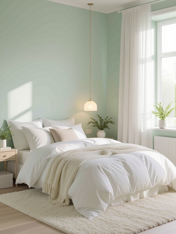 light calming color palette