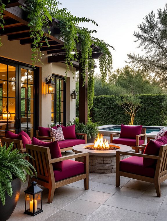 luxurious outdoor lounge design
