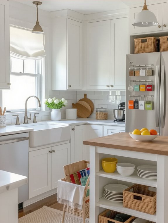 maximize kitchen storage space