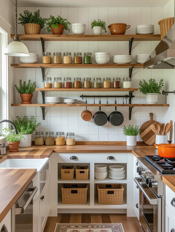 maximize kitchen vertical storage