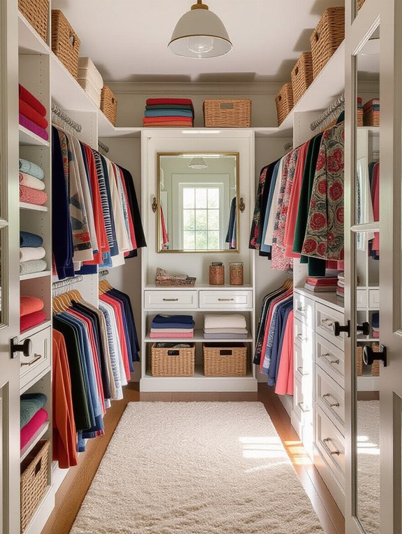 maximize small closet space