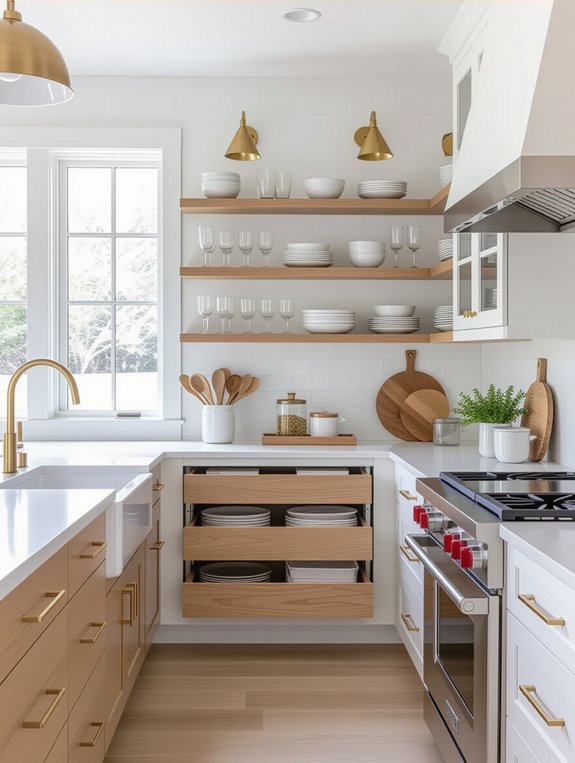 maximize small kitchen space