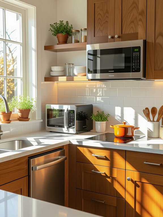 maximize space with compact appliances