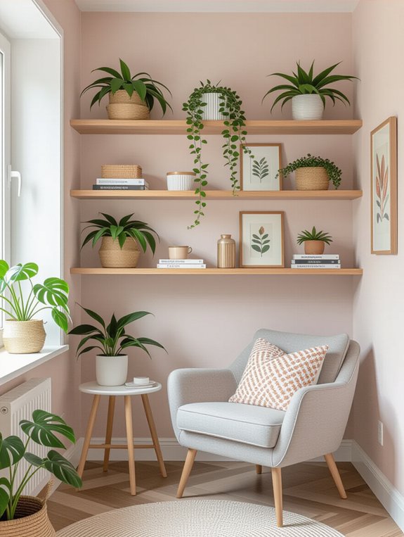 maximize vertical shelving space