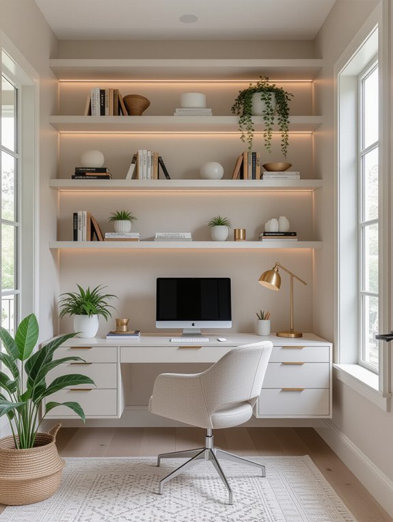 maximize vertical shelving space