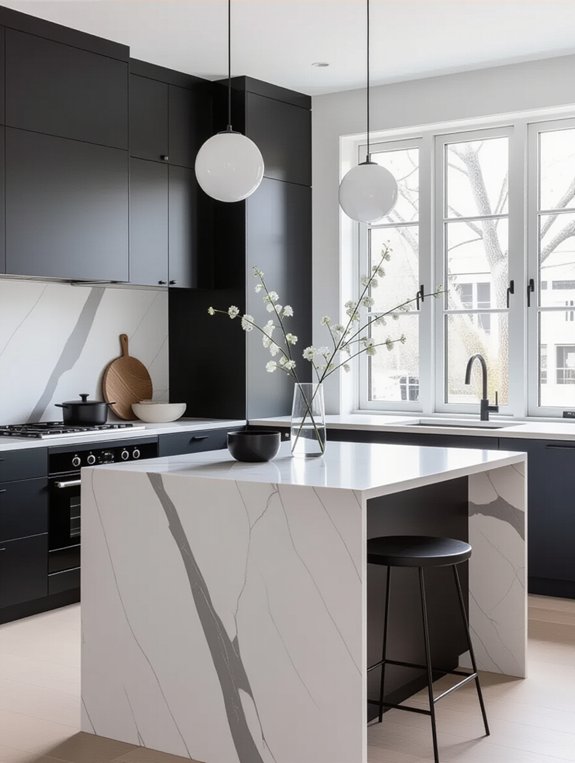 minimalist black and white elegance