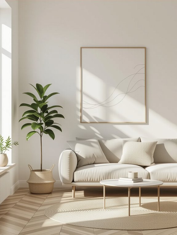 minimalist decor guidelines suggested