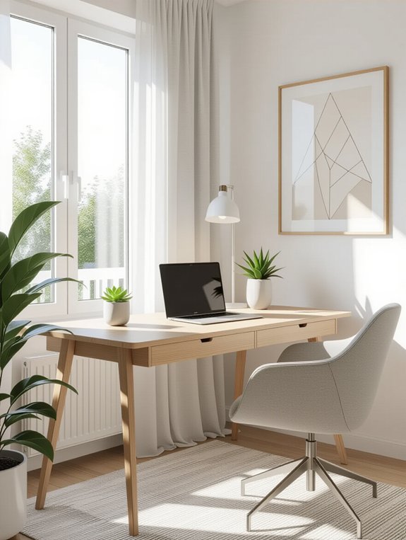 minimalist workspace for productivity