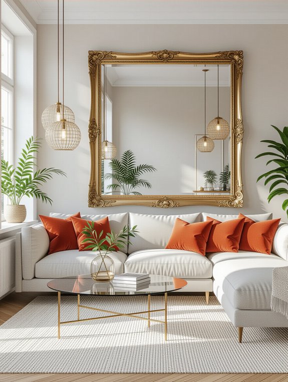 mirrors enhance light space