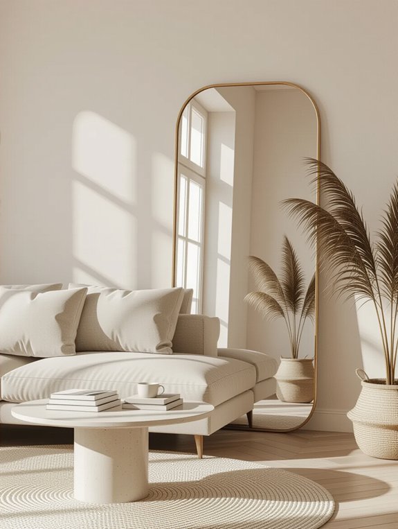 mirrors enhance room space