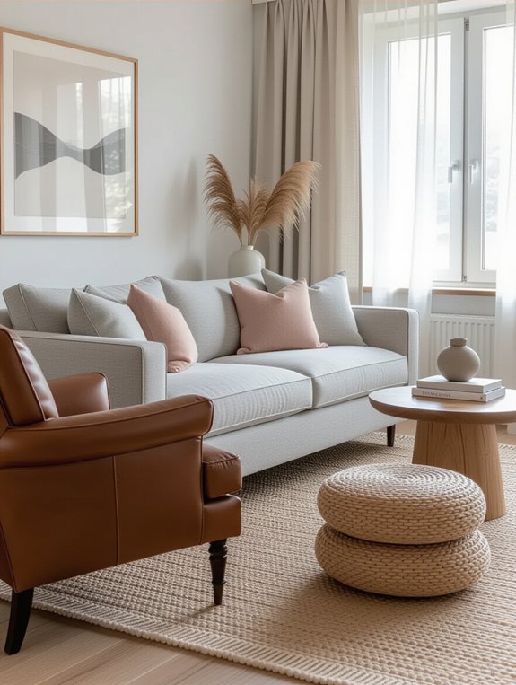 mix seating styles creatively