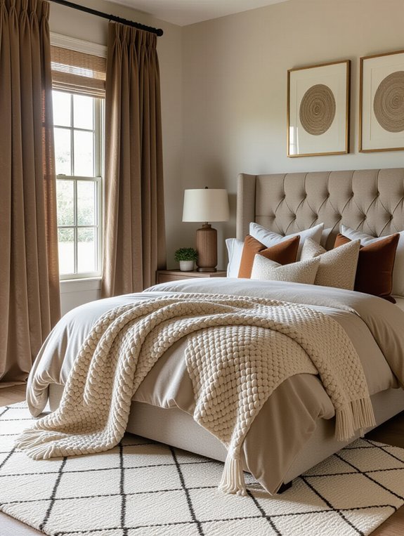 mixing fabrics for warmth