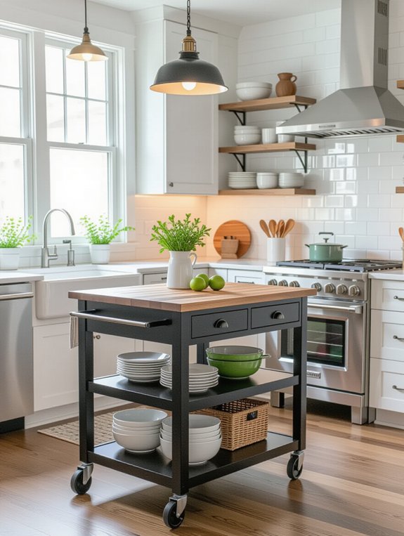 mobile kitchen island solution