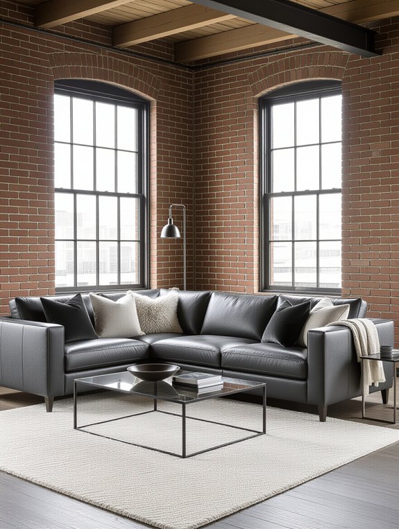 modern industrial living room