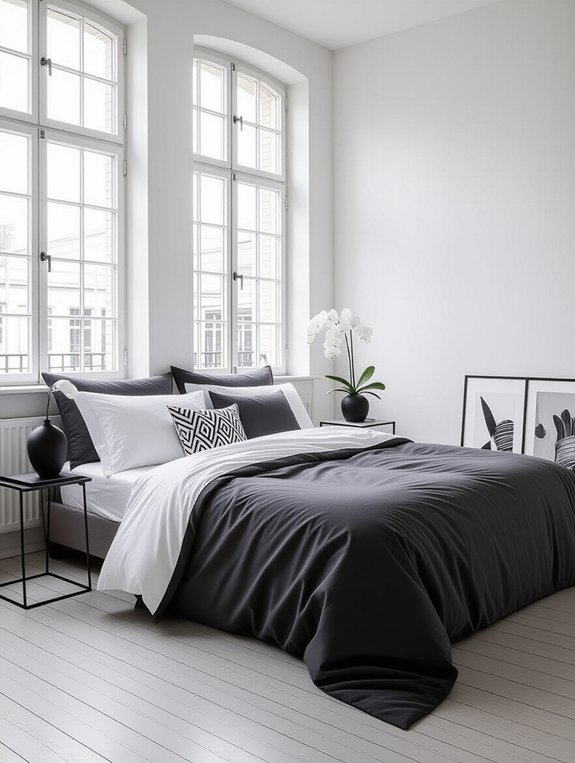 monochrome bedroom elegance tips