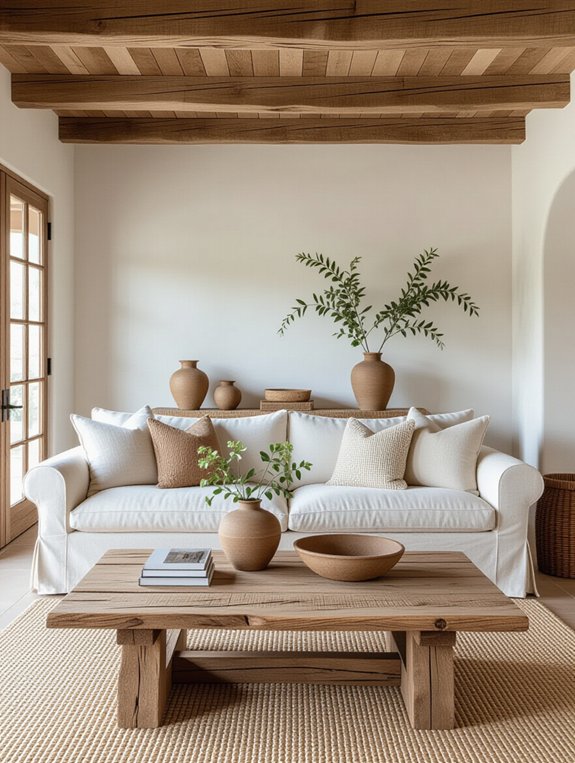 natural textures create warmth