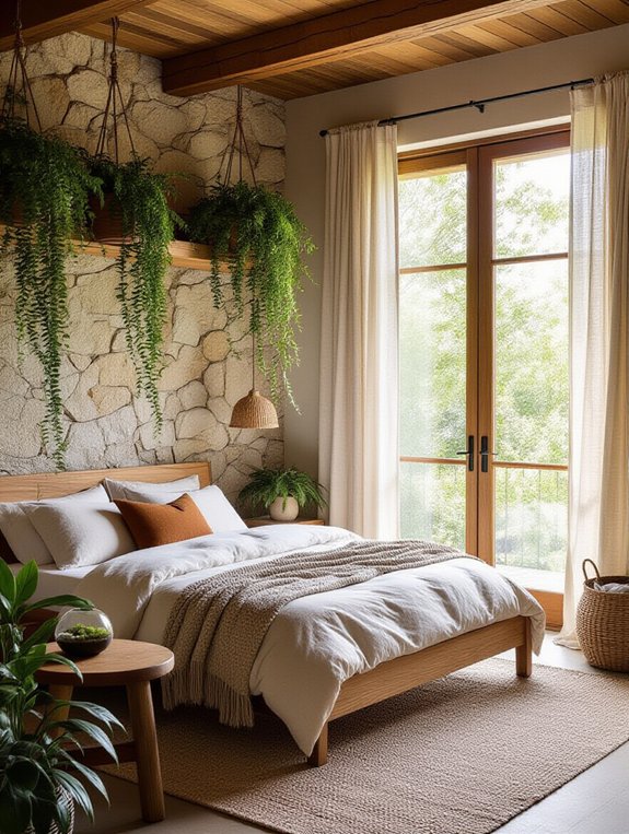 nature inspired bedroom retreat